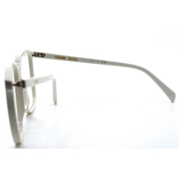 CELINE CL50029I WHITE DEMO LENS OVERSIZED AUTHENTIC EYEGLASSES FRAME - Picture 11 of 13